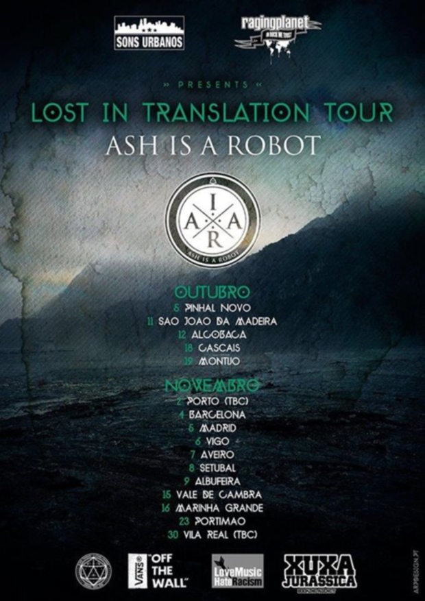 ASH IS A ROBOT tour