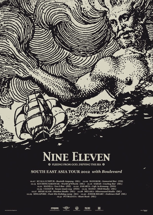 NINE ELEVEN Asian Tour poster