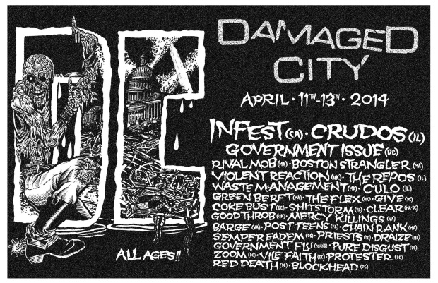 DAMAGED CITY FEST 2014