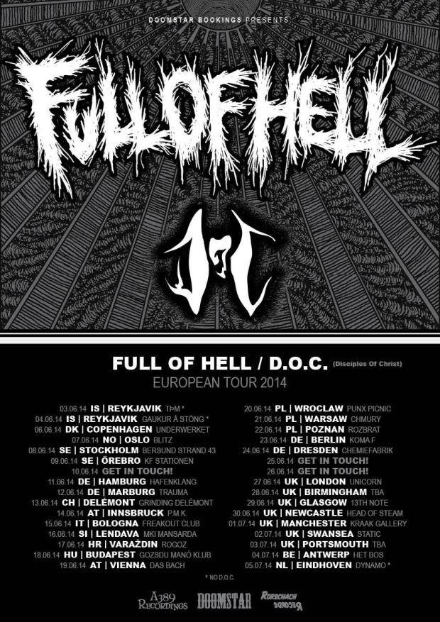 FULL OF HELL tour