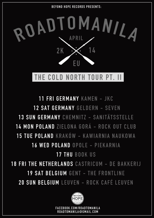 ROAD TO MANILA shows