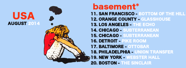 BASEMENT US tour dates