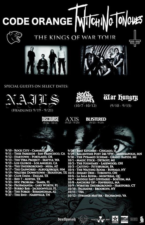 CODE ORANGE dates
