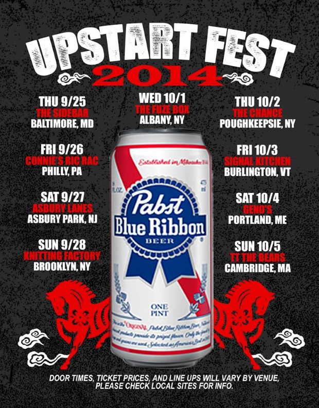 Upstart Fest 2014 schedule