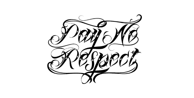 PAY NO RESPECT logo