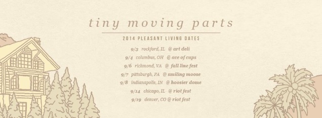 TINY MOVING PARTS on tour