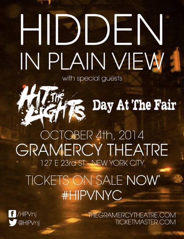 HIDDEN IN PLAIN VIEW tour