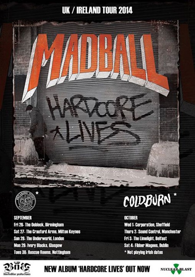 MADBALL and BREAKING POINT UK tour