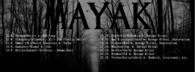 MAYAK on tour