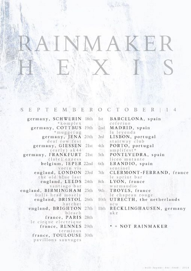 RAINMAKER and HEXIS on tour
