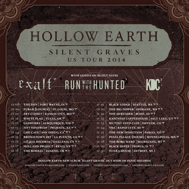 HOLLOW EARTH on tour
