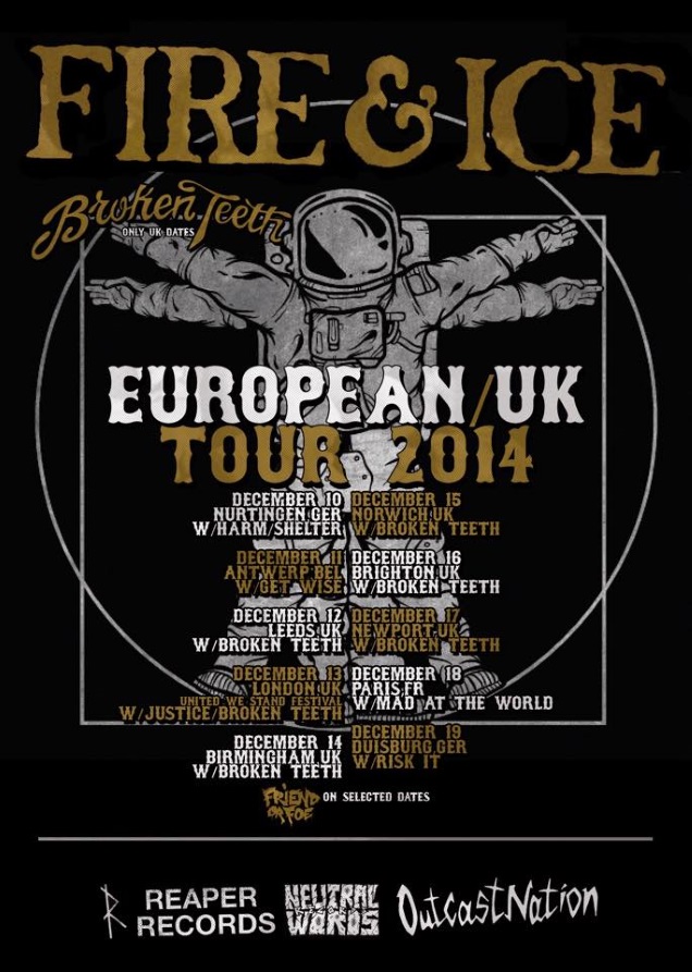 FIRE & ICE European dates revealed 1 FIRE AND ICE
