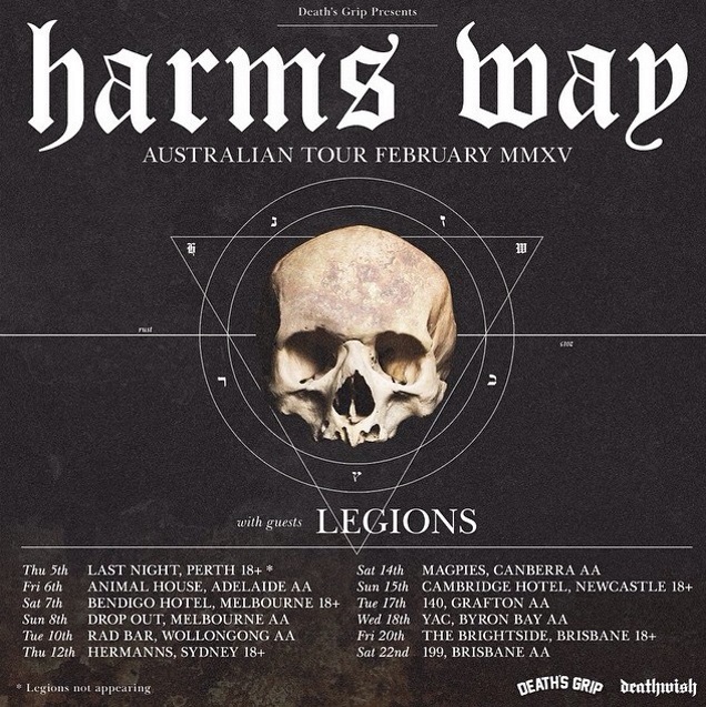 HARMS WAY with LEGIONS