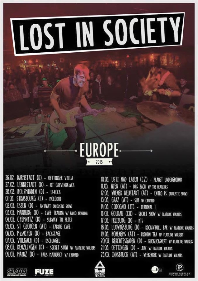 LOST IN SOCIETY tour dates