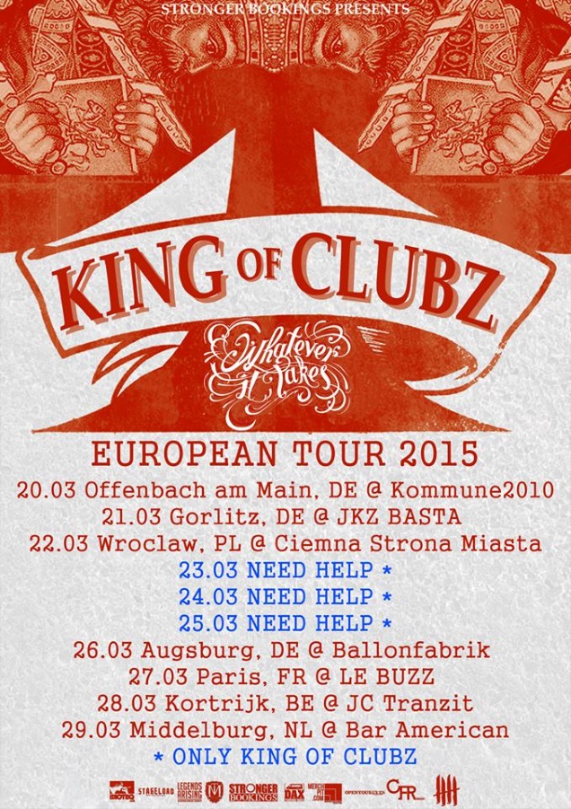 KING OF CLUBZ European dates! 1 KING OF CLUBZ!