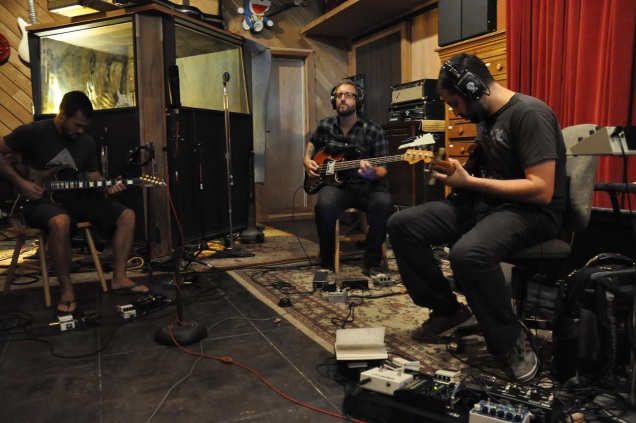 WHALE FALL recording session