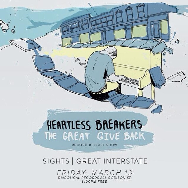 HEARTLESS BREAKERS record release show