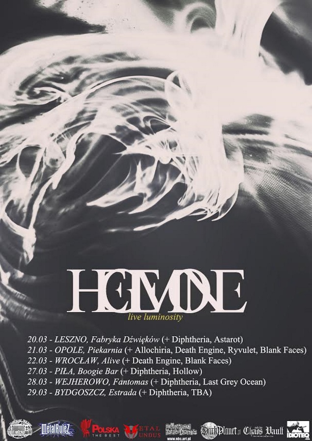 Polish blackened ambient post metallers from HEGEMONE hit the road this month! 2 HEGEMONE