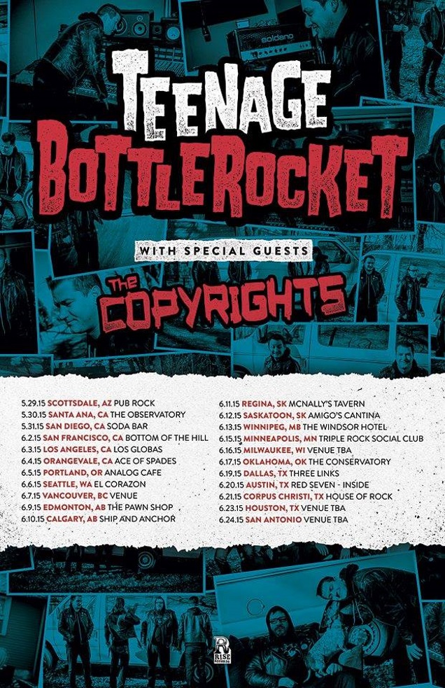 TEENAGE BOTTLEROCKET dates