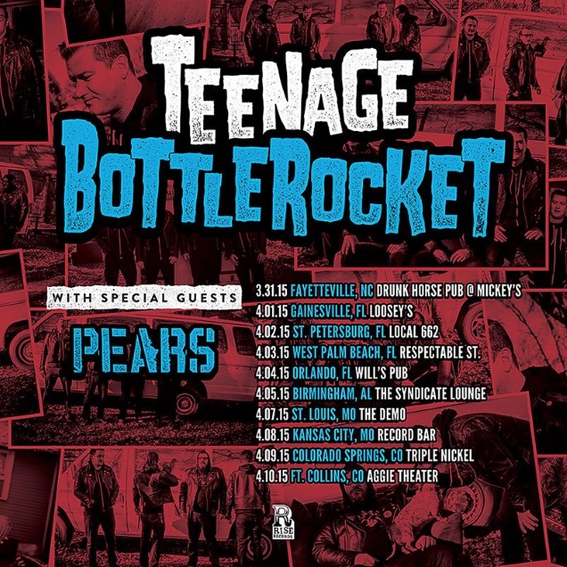 TEENAGE BOTTLEROCKET on tour