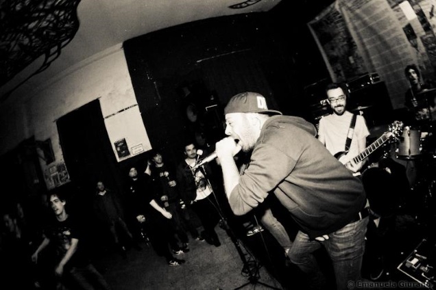 Cagliari hardcore band MY OWN PRISON comment on their debut LP 1 MY OWN PRISON live