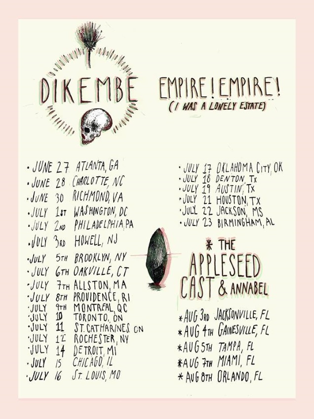 DIKMBE tour dates