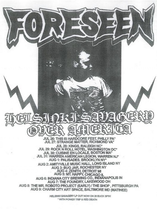 FORESEEN tour
