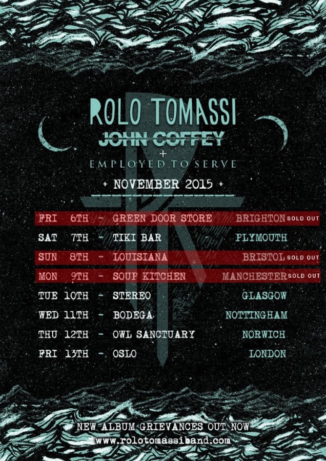 ROLO TOMASSI on tour