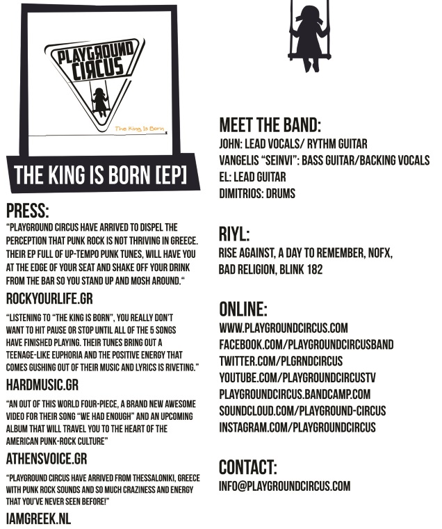 PLAYGROUND CIRCUS press