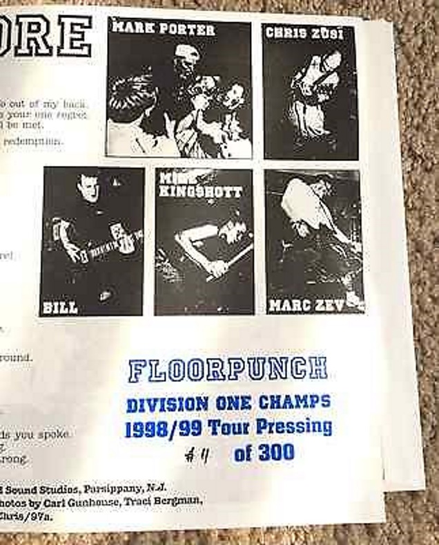 FLOORPUNCH tour pressing