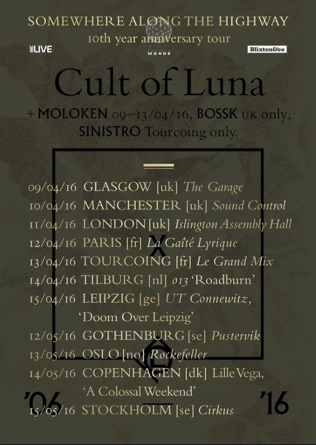 Experimental rockers from BOSSK streaming new track! 4 BOSSK with CULT OF LUNA