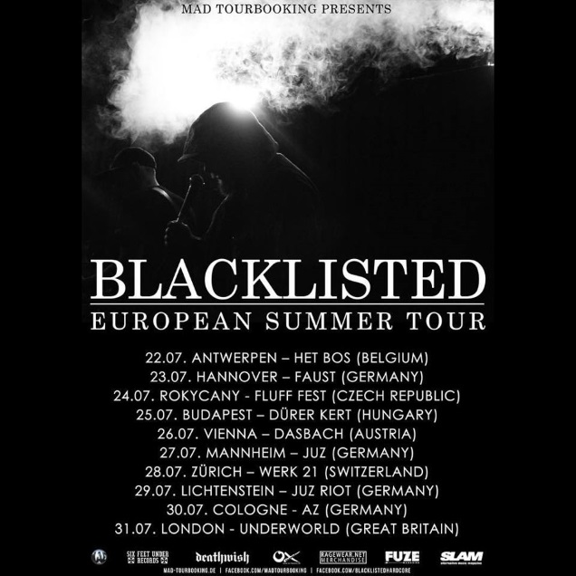 BLACKLISTED tour