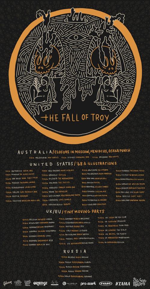 FALL OF TROY dates