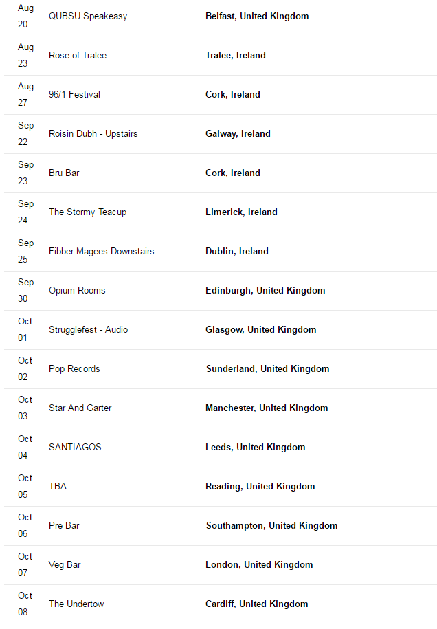 ANNAS ANCHOR on tour