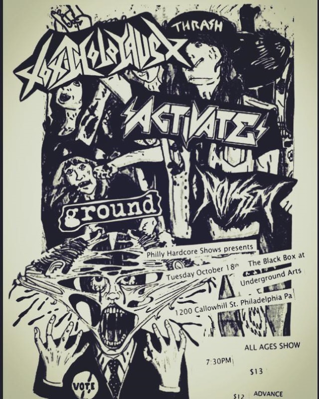 Introducing crossover powerhouse ACTiVATE, feat. members of BAD BRAINS, BLACKLISTED, REIGN SUPREME and more! 3 ACTIVATE gig