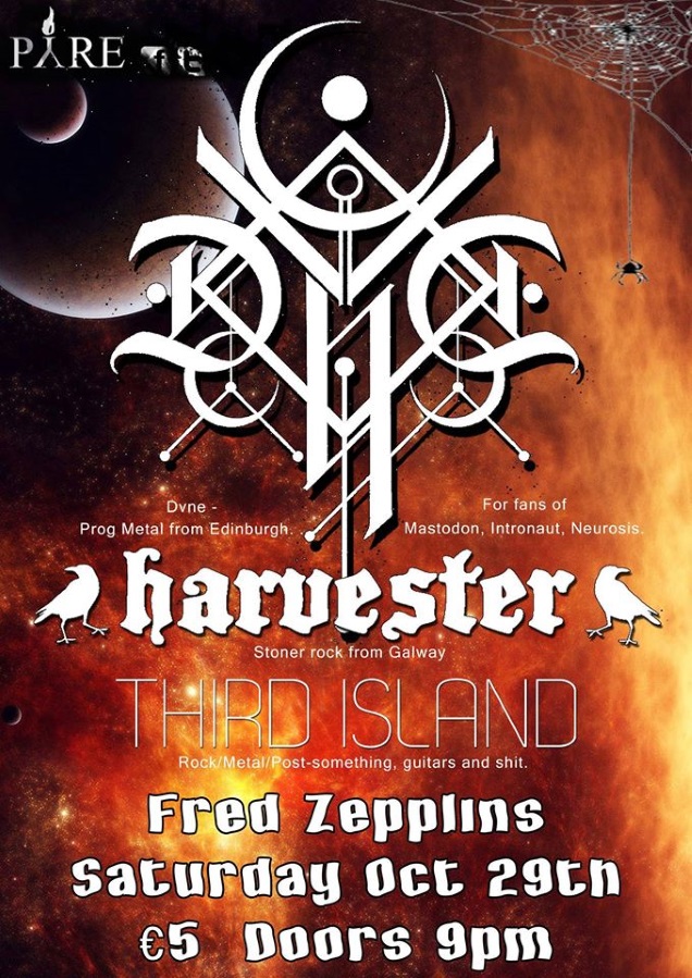 Stoner metallers HARVESTER discuss their new album 6 HARVESTER gig!