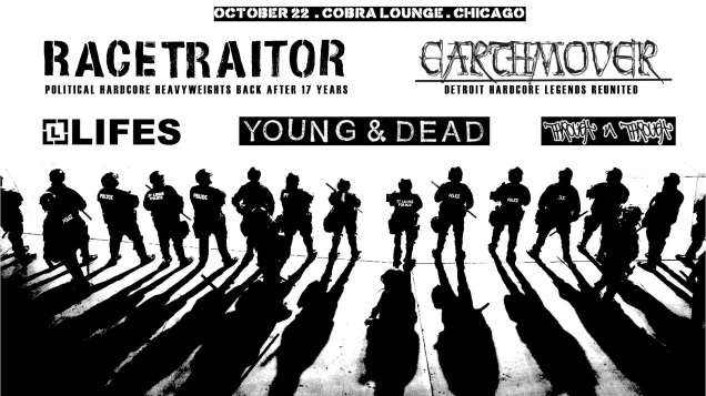 RACETRAITOR reunion show footage (October, 2016!) 1 RACETRAITOR gig