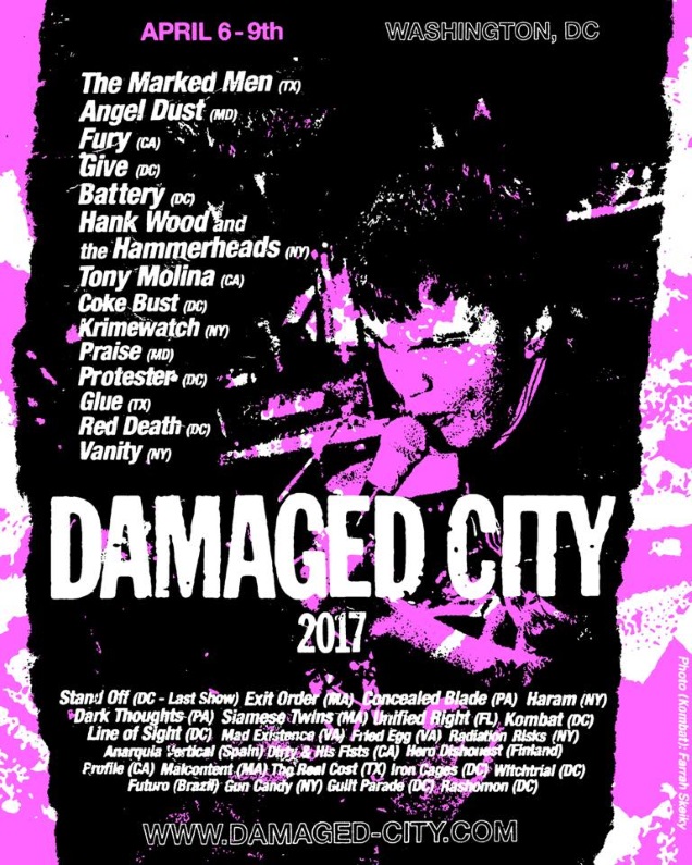 DAMAGED CITY poster