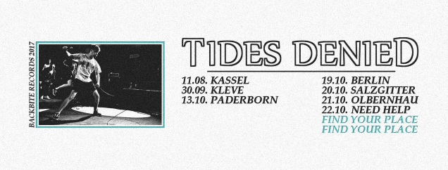 TIDES DENIED tour dates