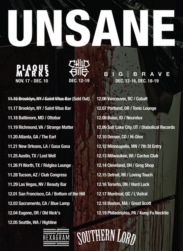 UNSANE tour