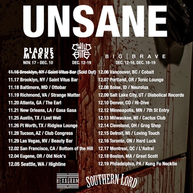 UNSANE tour