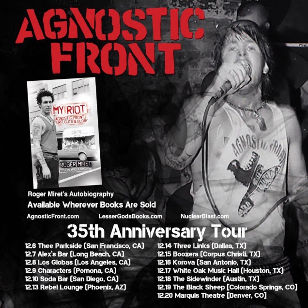 AGNOSTIC FRONT 35 years
