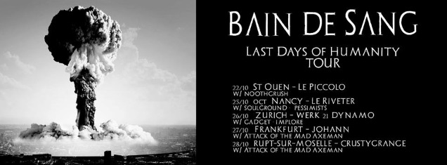 BAIN DE SANG tour