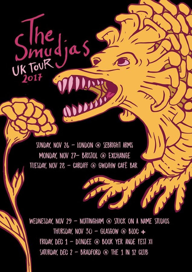 THE SMUDJAS uk tour